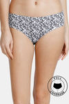 Zivame Whimsical Print Low Rise Full Coverage Hipster Panty - Black White Pt — thumbnail 1
